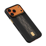Apple iPhone 17 Pro Max Kılıf M-safe Şarj Özellikli Raptic Aramid Skin Rise Serisi 24 Ayar Altın Kaplamalı Karbon Kapak