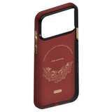 Apple iPhone 17 Pro Max Kılıf M-safe Şarj Özellikli Raptic Aramid Skin Rise Serisi 24 Ayar Altın Kaplamalı Karbon Kapak