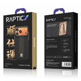 Apple iPhone 17 Pro Max Kılıf M-safe Şarj Özellikli Raptic Aramid Skin Rise Serisi 24 Ayar Altın Kaplamalı Karbon Kapak