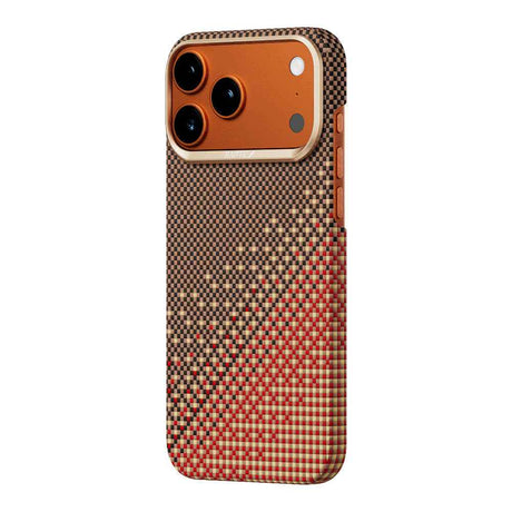 Apple iPhone 17 Pro Max Kılıf M-safe Şarj Özellikli Raptic Aramid Skin Serenity Serisi Karbon Kapak