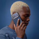 Apple iPhone 17 Pro Max Kılıf M-safe Şarj Özellikli Raptic Aramid Skin Serenity Serisi Karbon Kapak