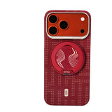 Apple iPhone 17 Pro Max Kılıf M-safe Şarj Özellikli Raptic Aramid Skin Serisi Karbon Kapak