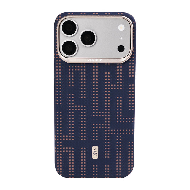 Apple iPhone 17 Pro Max Kılıf M-safe Şarj Özellikli Raptic Aramid Skin Serisi Karbon Kapak