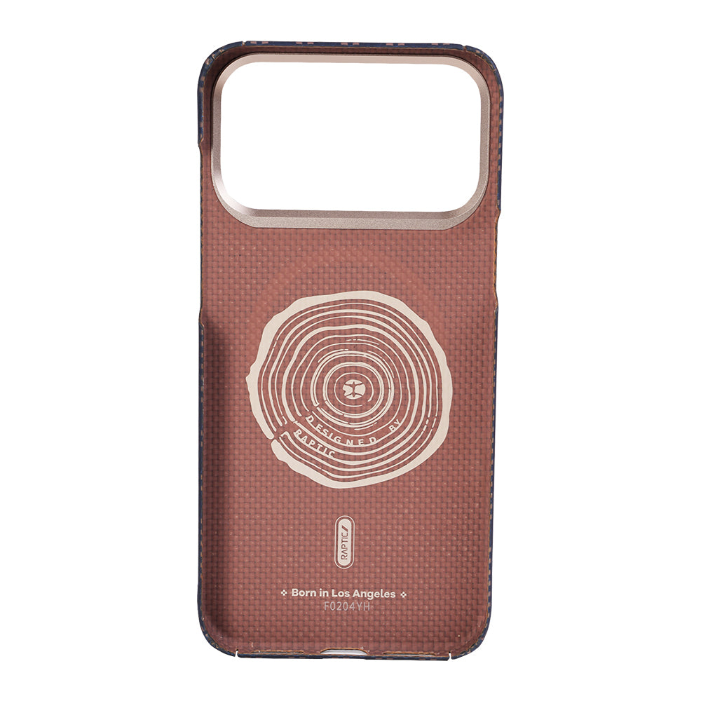 Apple iPhone 17 Pro Max Kılıf M-safe Şarj Özellikli Raptic Aramid Skin Serisi Karbon Kapak