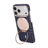 Apple iPhone 17 Pro Max Kılıf M-safe Şarj Özellikli Raptic Aramid Skin Serisi Karbon Kapak