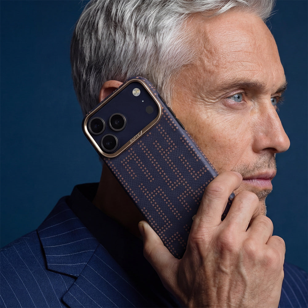 Apple iPhone 17 Pro Max Kılıf M-safe Şarj Özellikli Raptic Aramid Skin Serisi Karbon Kapak