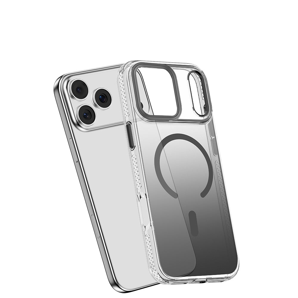 Apple iPhone 17 Pro Max Kılıf M-safe Şarj Özellikli Sararmaya Karşı Dayanıklı Mutural Icesense Serisi Kapak