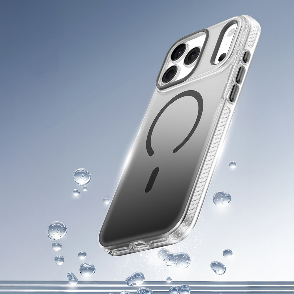 Apple iPhone 17 Pro Max Kılıf M-safe Şarj Özellikli Sararmaya Karşı Dayanıklı Mutural Icesense Serisi Kapak