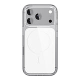 Apple iPhone 17 Pro Max Kılıf M-safe Şarj Özellikli Şeffaf Tasarımlı Wlons Apel Kapak