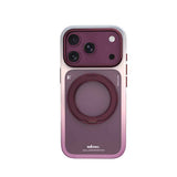 Apple iPhone 17 Pro Max Kılıf M-safe Şarj Özellikli Sert PC Wlons Arvox Standlı Kapak