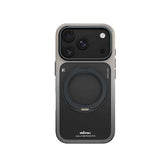 Apple iPhone 17 Pro Max Kılıf M-safe Şarj Özellikli Sert PC Wlons Arvox Standlı Kapak