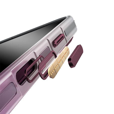 Apple iPhone 17 Pro Max Kılıf M-safe Şarj Özellikli Sert PC Wlons Arvox Standlı Kapak