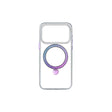 Apple iPhone 17 Pro Max Kılıf M-safe Şarj Özellikli Simli Standlı Pynana Dancing Circle Trendy Serisi Kapak