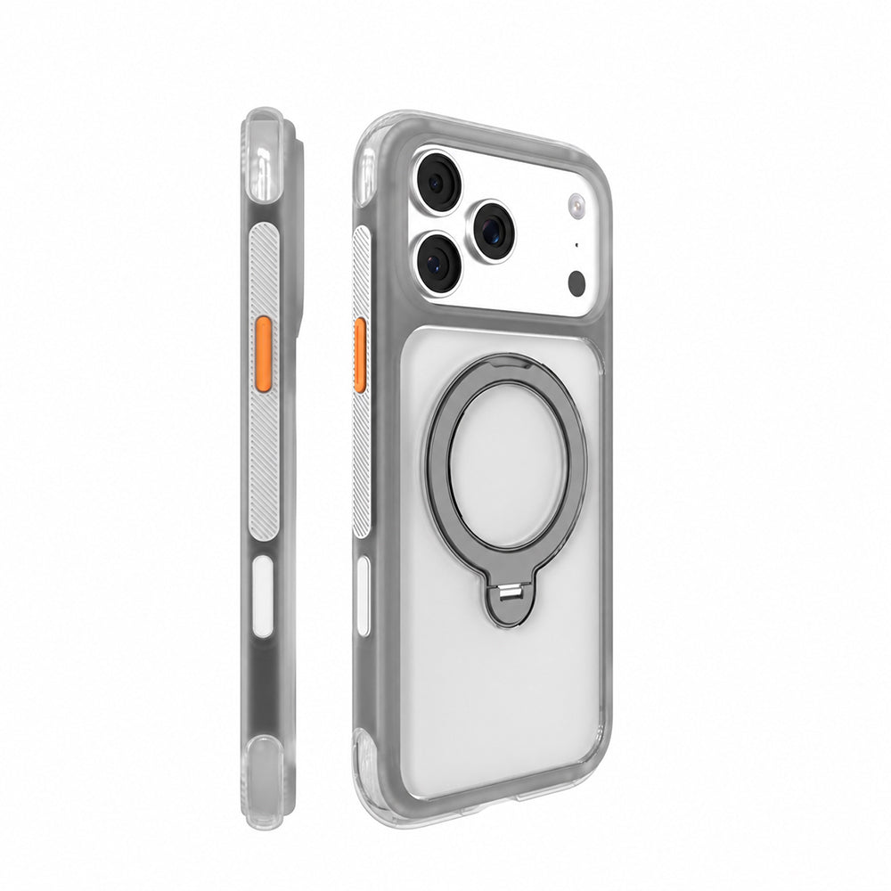 Apple iPhone 17 Pro Max Kılıf M-safe Şarj Özellikli Standlı Airbag Tasarımlı Mutural Air Shield Serisi Kapak