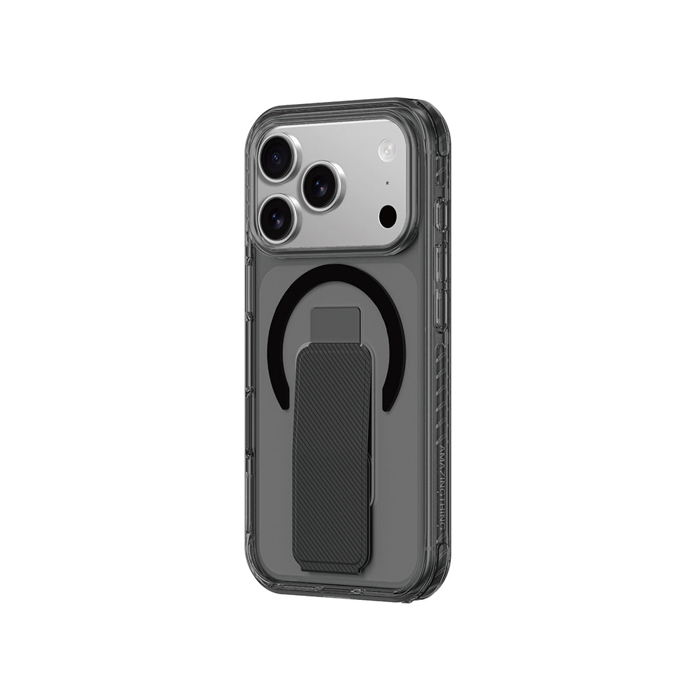 Apple iPhone 17 Pro Max Kılıf M-safe Şarj Özellikli Standlı Amazingthing Titan Pro Plus Kapak