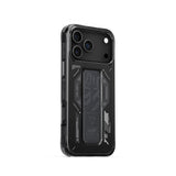 Apple iPhone 17 Pro Max Kılıf M-safe Şarj Özellikli Teknoloji Desenli Skinarma Helio Mag Charge Standlı Kapak