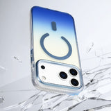 Apple iPhone 17 Pro Max Kılıf M-safe Şarj Özellikli Transparan Renk Geçişli Zore Toros Kapak