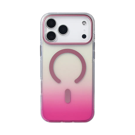Apple iPhone 17 Pro Max Kılıf M-safe Şarj Özellikli Transparan Renk Geçişli Zore Toros Kapak