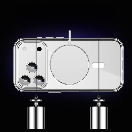 Apple iPhone 17 Pro Max Kılıf M-safe Şarj Özellikli Transparan Sert PC Wlons Pita Kapak