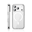 Apple iPhone 17 Pro Max Kılıf M-safe Şarj Özellikli Transparan Sert PC Wlons Pita Kapak