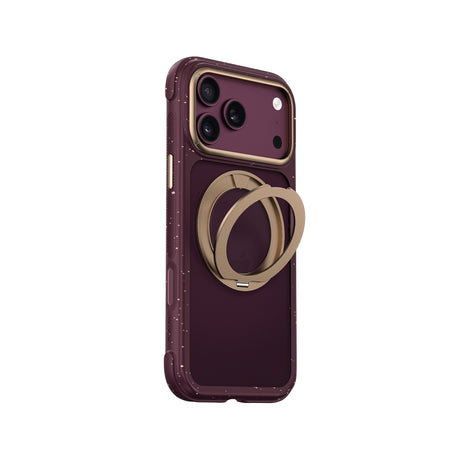 Apple iPhone 17 Pro Max Kılıf M-safe Şarj Özellikli Wiwu AA-203 AeroArmor Ultra Serisi Airbag Tasarımlı Standlı Kapak