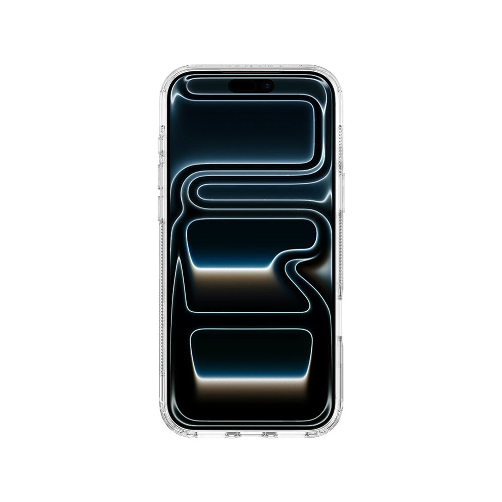 Apple iPhone 17 Pro Max Kılıf M-safe Şarj Özellikli Wiwu CS-202 Crystal Shield Pro Serisi Anti Yellowing Sert PC Kapak