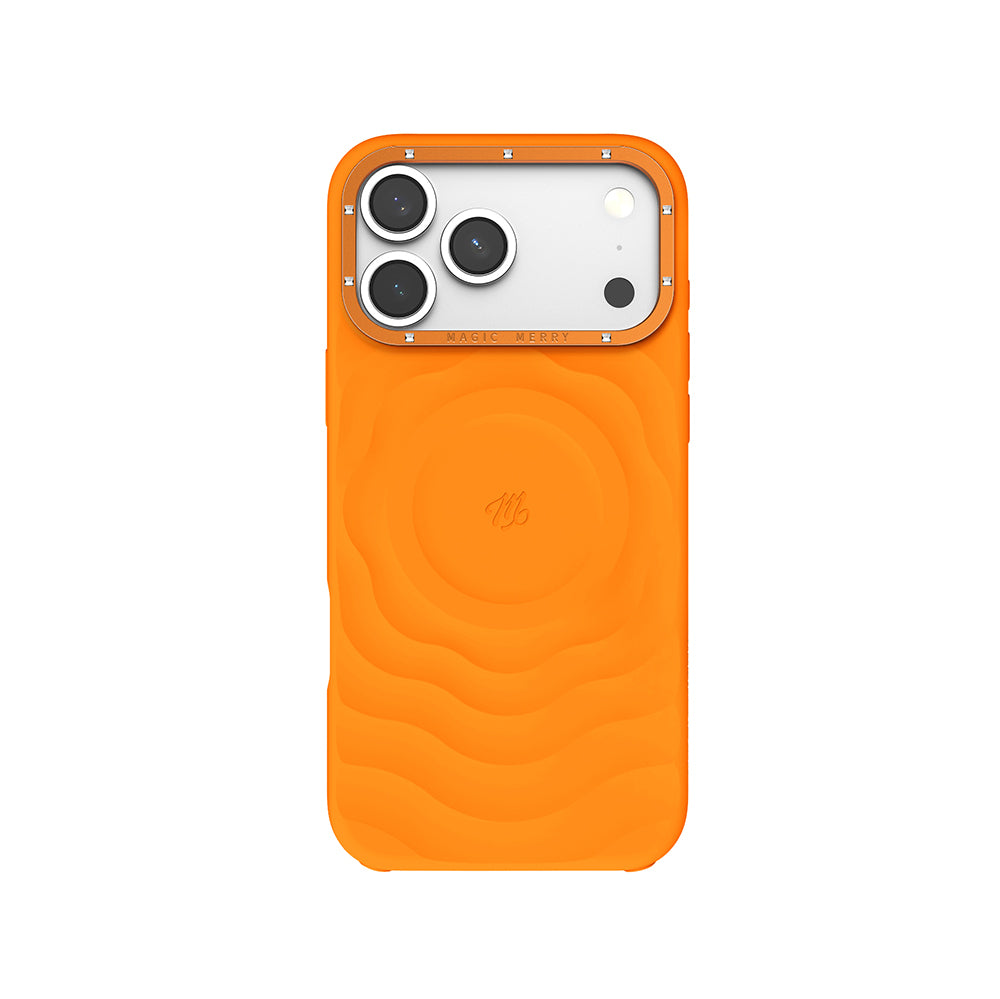 Apple iPhone 17 Pro Max Kılıf M-safe Şarj Özellikli Wiwu Magic Merry Blossom Drift Serisi Kapak