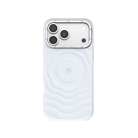 Apple iPhone 17 Pro Max Kılıf M-safe Şarj Özellikli Wiwu Magic Merry Blossom Drift Serisi Kapak