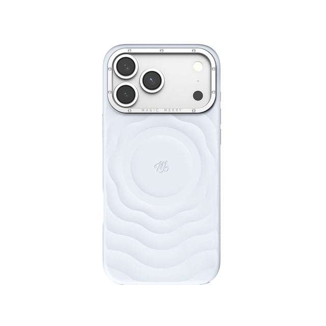 Apple iPhone 17 Pro Max Kılıf M-safe Şarj Özellikli Wiwu Magic Merry Blossom Drift Serisi Kapak