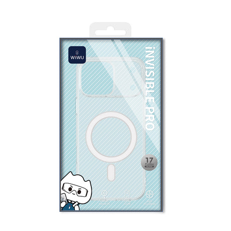 Apple iPhone 17 Pro Max Kılıf M-safe Şarj Özellikli Wiwu YXK-207 Invisible Pro Sert PC Kapak