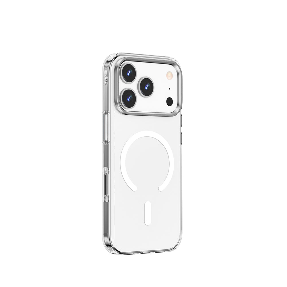 Apple iPhone 17 Pro Max Kılıf M-safe Şarj Özellikli Wiwu YXK-208 Invisible Ultra Sert PC Kapak