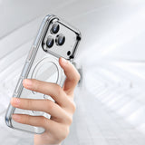 Apple iPhone 17 Pro Max Kılıf M-safe Şarj Özellikli Wlons Standlı Efsane Kapak
