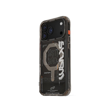Apple iPhone 17 Pro Max Kılıf M-safe Şarj Özellikli Yazı Desenli Airbag Tasarımlı Skinarma Sonix Kapak