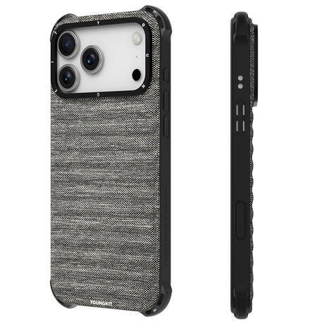 Apple iPhone 17 Pro Max Kılıf M-safe Şarj Özellikli Youngkit Canvas Serisi Kapak