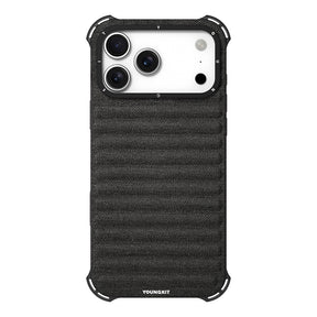 Apple iPhone 17 Pro Max Kılıf M-safe Şarj Özellikli Youngkit Canvas Serisi Kapak
