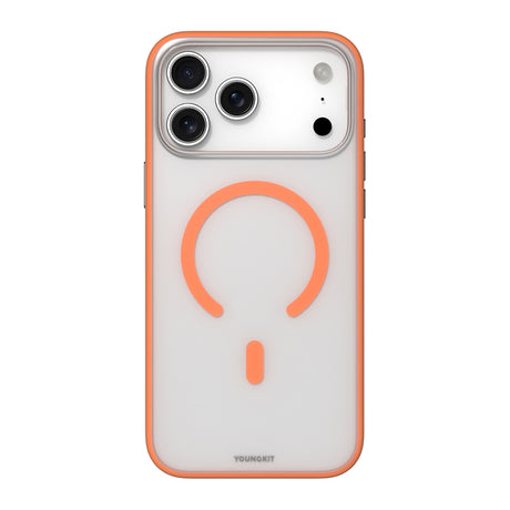 Apple iPhone 17 Pro Max Kılıf M-safe Şarj Özellikli Youngkit Clear Serisi Kapak