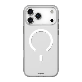 Apple iPhone 17 Pro Max Kılıf M-safe Şarj Özellikli Youngkit Clear Serisi Kapak