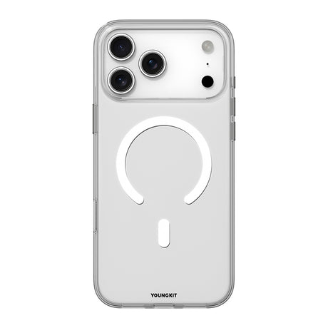 Apple iPhone 17 Pro Max Kılıf M-safe Şarj Özellikli Youngkit Clear Serisi Kapak