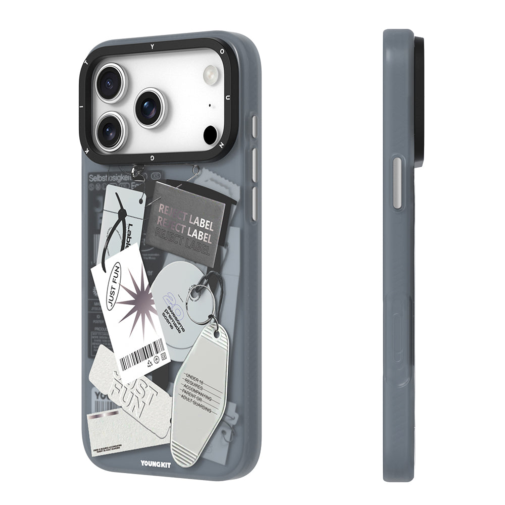 Apple iPhone 17 Pro Max Kılıf M-Safe Şarj Özellikli Youngkit Different Dimension Serisi Kapak