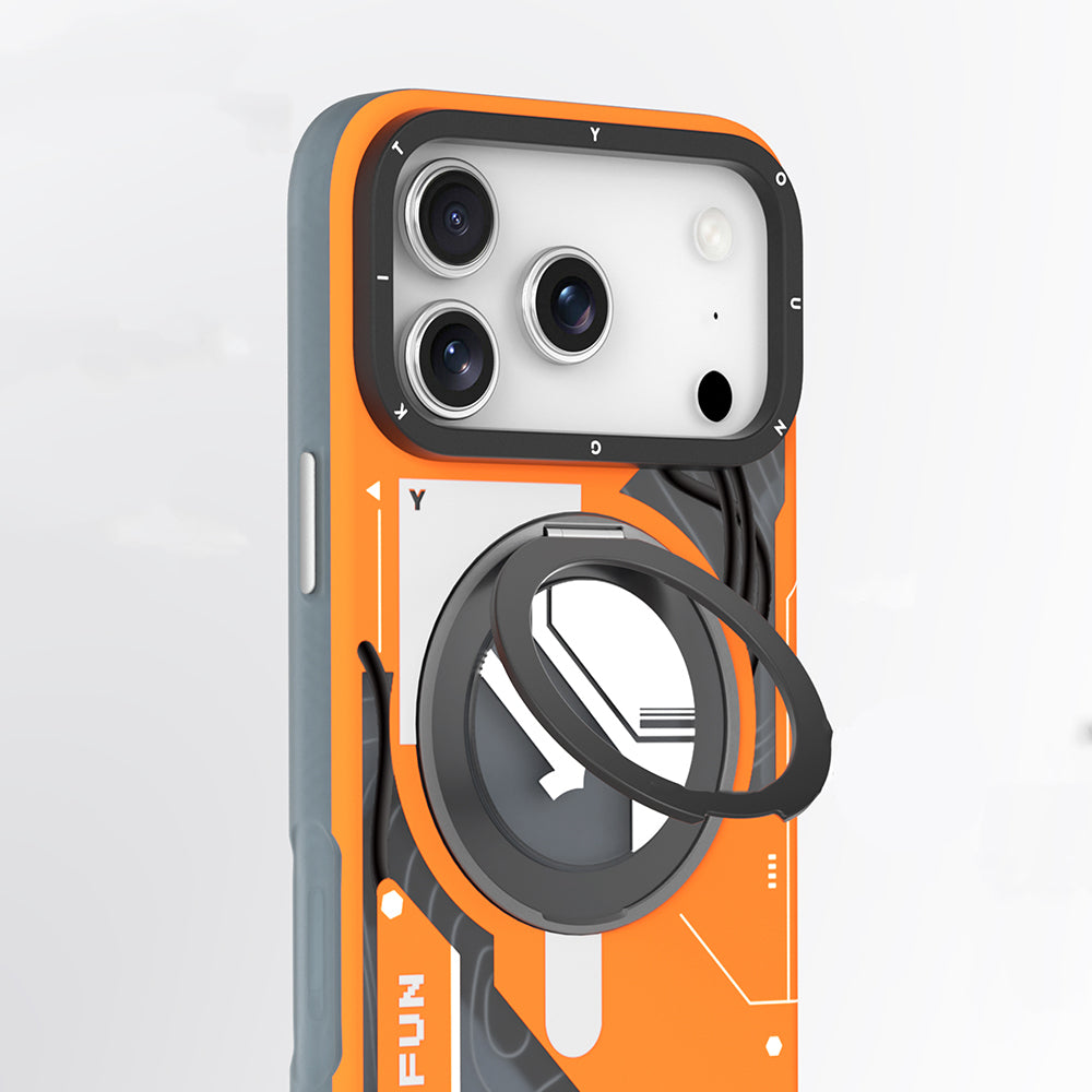 Apple iPhone 17 Pro Max Kılıf M-safe Şarj Özellikli Youngkit Starship Serisi Kapak