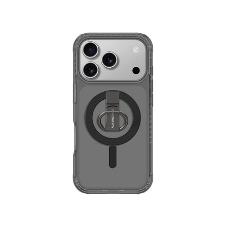 Apple iPhone 17 Pro Max Kılıf M-safe Şarj Özellikli Yüzük Standlı Amazingthing Titan Pro Serisi Kapak