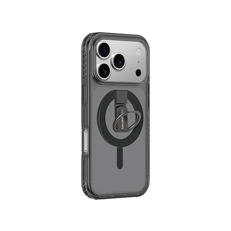 Apple iPhone 17 Pro Max Kılıf M-safe Şarj Özellikli Yüzük Standlı Amazingthing Titan Pro Serisi Kapak