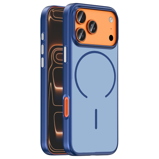 Apple iPhone 17 Pro Max Kılıf M-Safe Şarj Özellikli Zore Lora PC Kapak