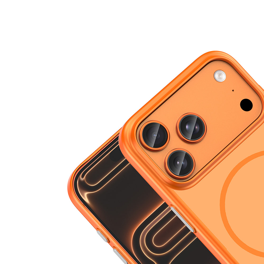 Apple iPhone 17 Pro Max Kılıf M-Safe Şarj Özellikli Zore Lora PC Kapak