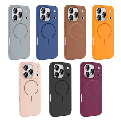 Apple iPhone 17 Pro Max Kılıf M-safe Şarj Özellikli Zore Meta Kapak