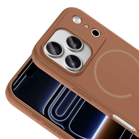 Apple iPhone 17 Pro Max Kılıf M-safe Şarj Özellikli Zore Meta Kapak