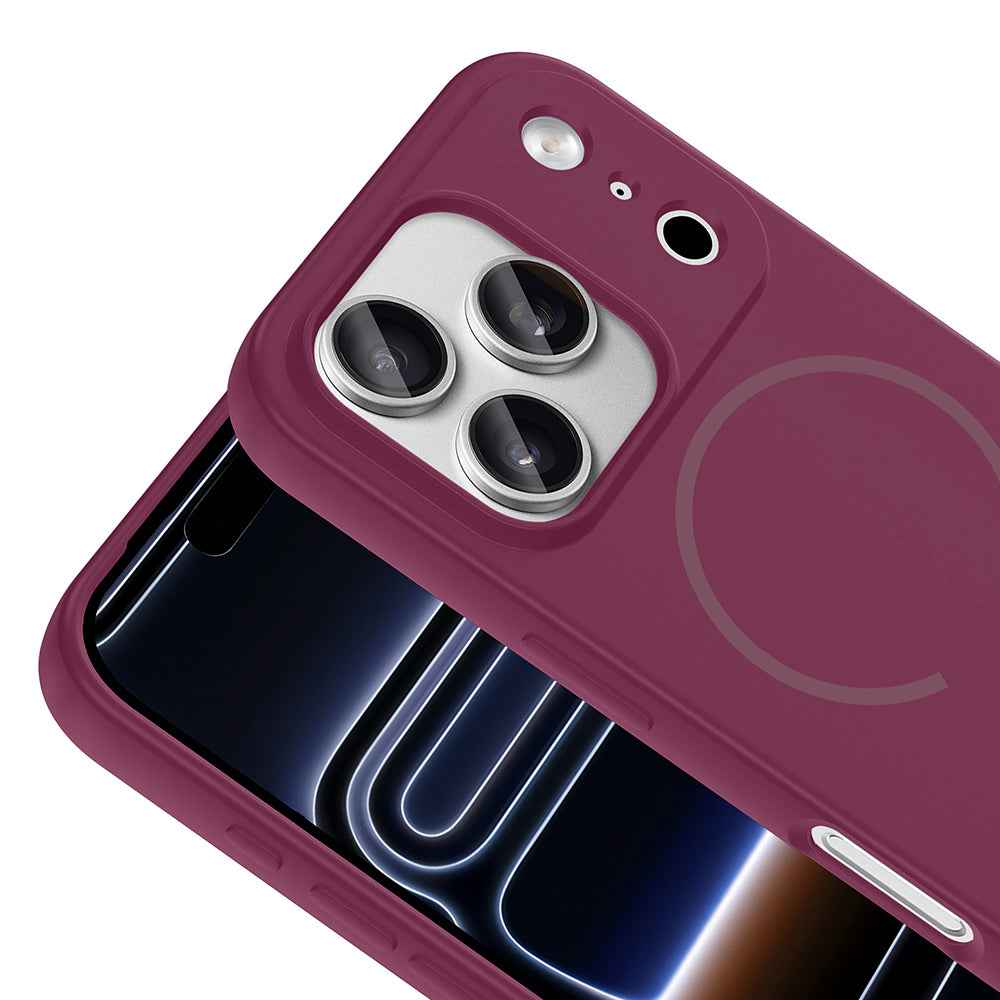 Apple iPhone 17 Pro Max Kılıf M-safe Şarj Özellikli Zore Meta Kapak