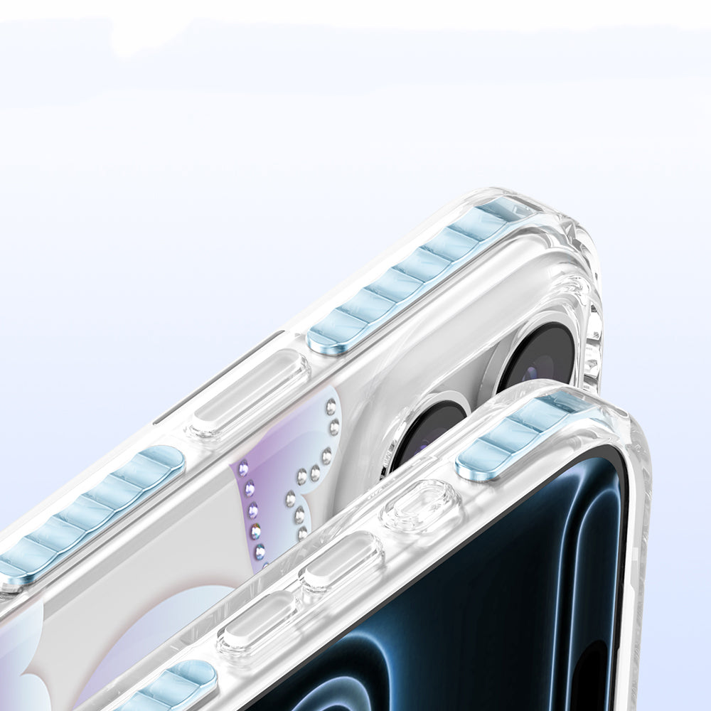 Apple iPhone 17 Pro Max Kılıf M-Safe Şarj Özellikli Zore Paris Elvo Sert PC Kapak