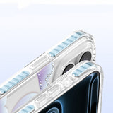 Apple iPhone 17 Pro Max Kılıf M-Safe Şarj Özellikli Zore Paris Elvo Sert PC Kapak