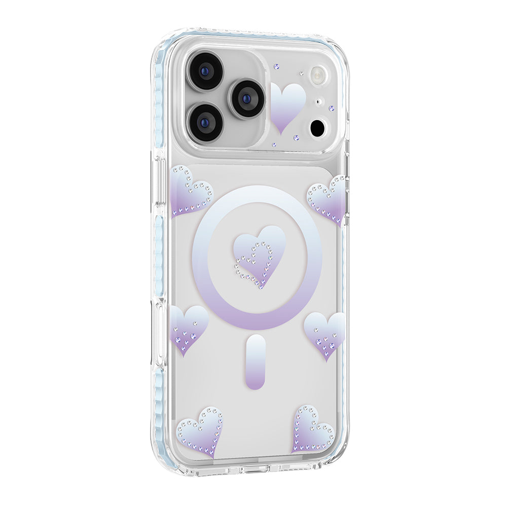 Apple iPhone 17 Pro Max Kılıf M-Safe Şarj Özellikli Zore Paris Elvo Sert PC Kapak